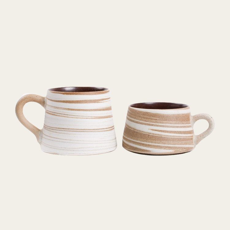 Swirl Pattern Ceramic Mug