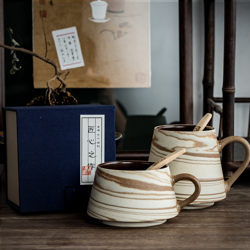 Swirl Pattern Ceramic Mug