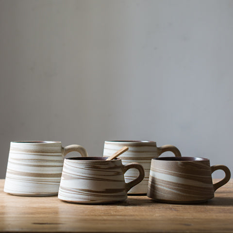 Swirl Pattern Ceramic Mug